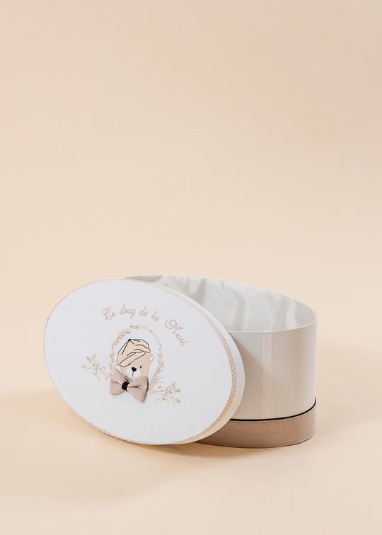 Chest George Bear Beige Embroidered AnneBebe