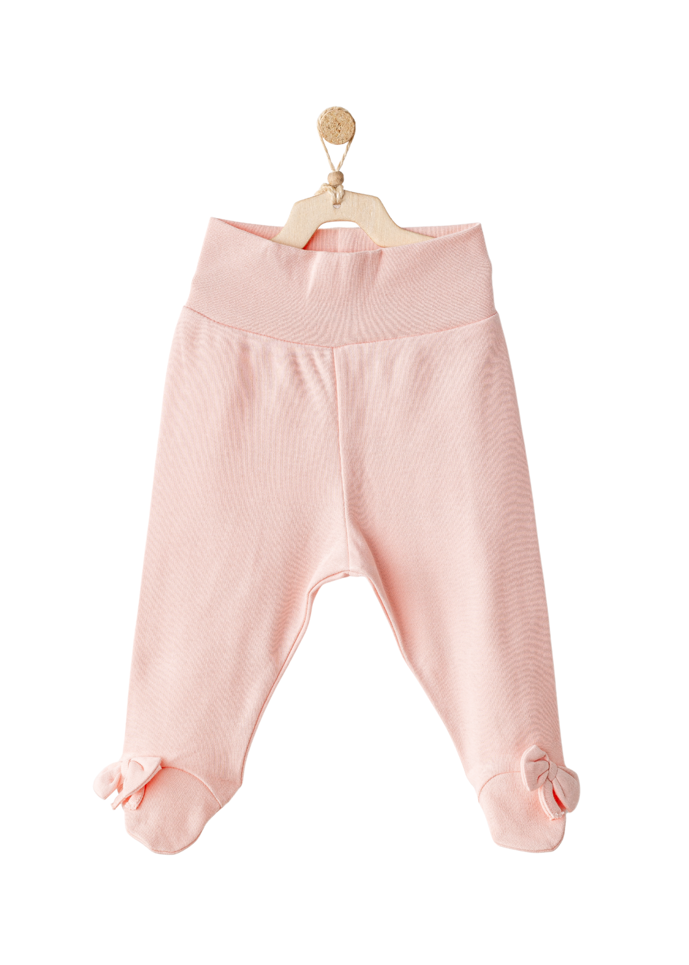 Set 5 Piese Nou Nascut Crem cu Roz cu Elefant AC25500 Andywawa