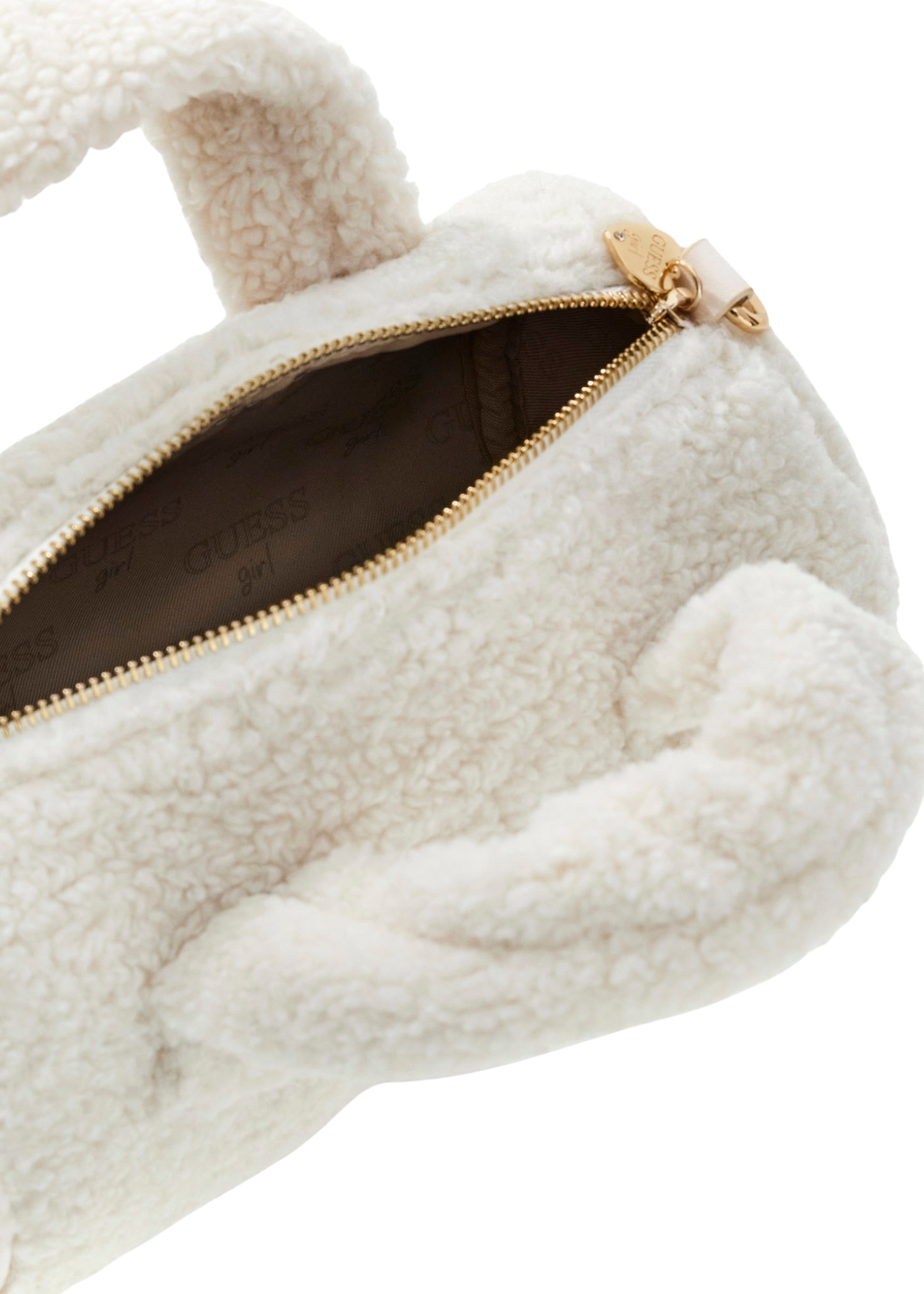 Geanta din Blana Crem cu Urs J5BZ07 W2830 G012 Guess