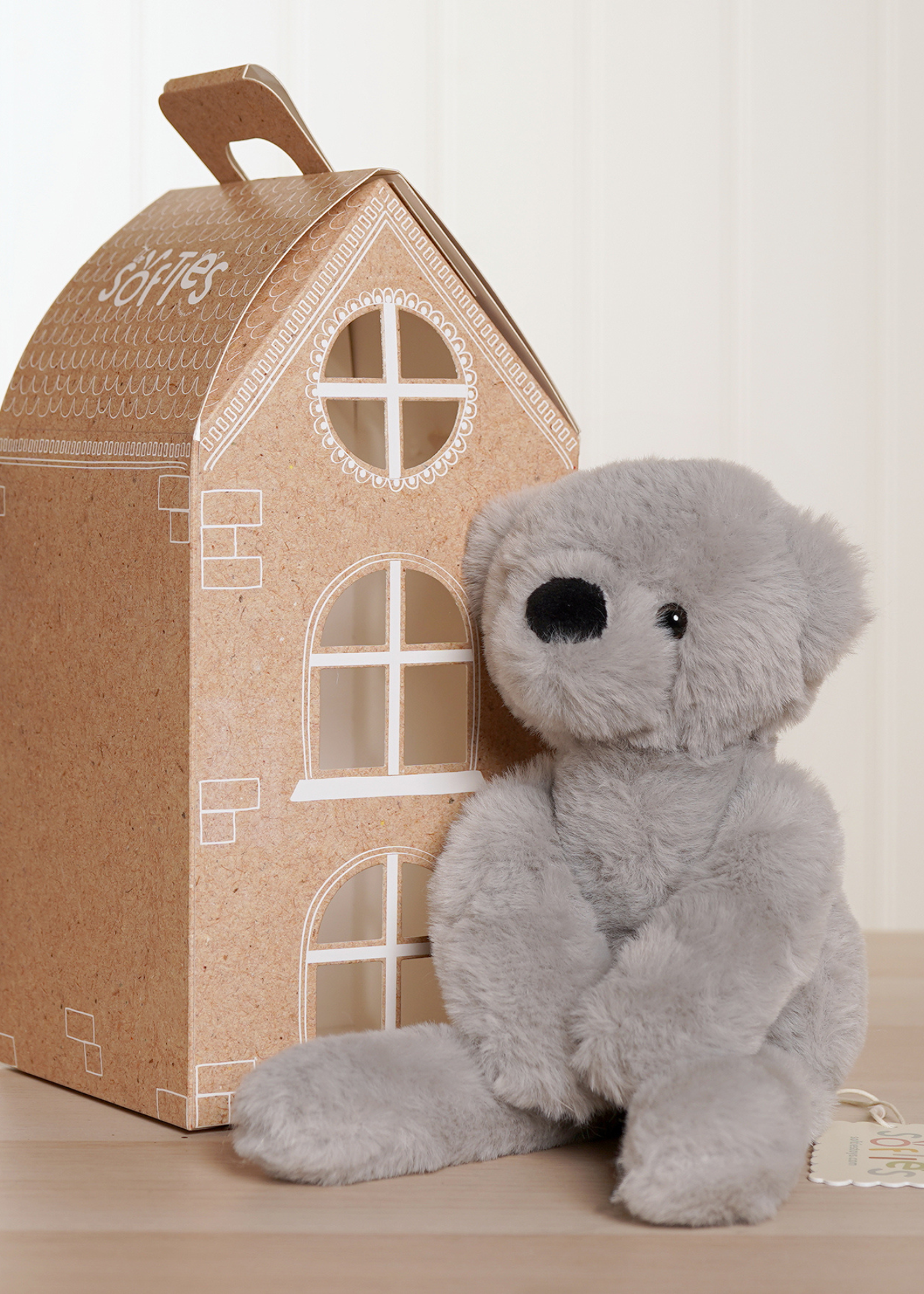 Ursulet din Plus Gri STE 35 cm SOF110 Softies