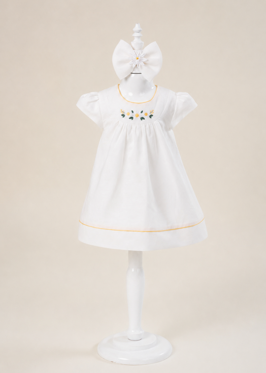 Rochita Crem In Broderie Margarete AnneBebe