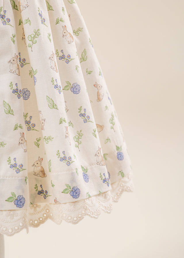 Cherry Print Dress &amp; Cotton Lace Collar AnneBebe