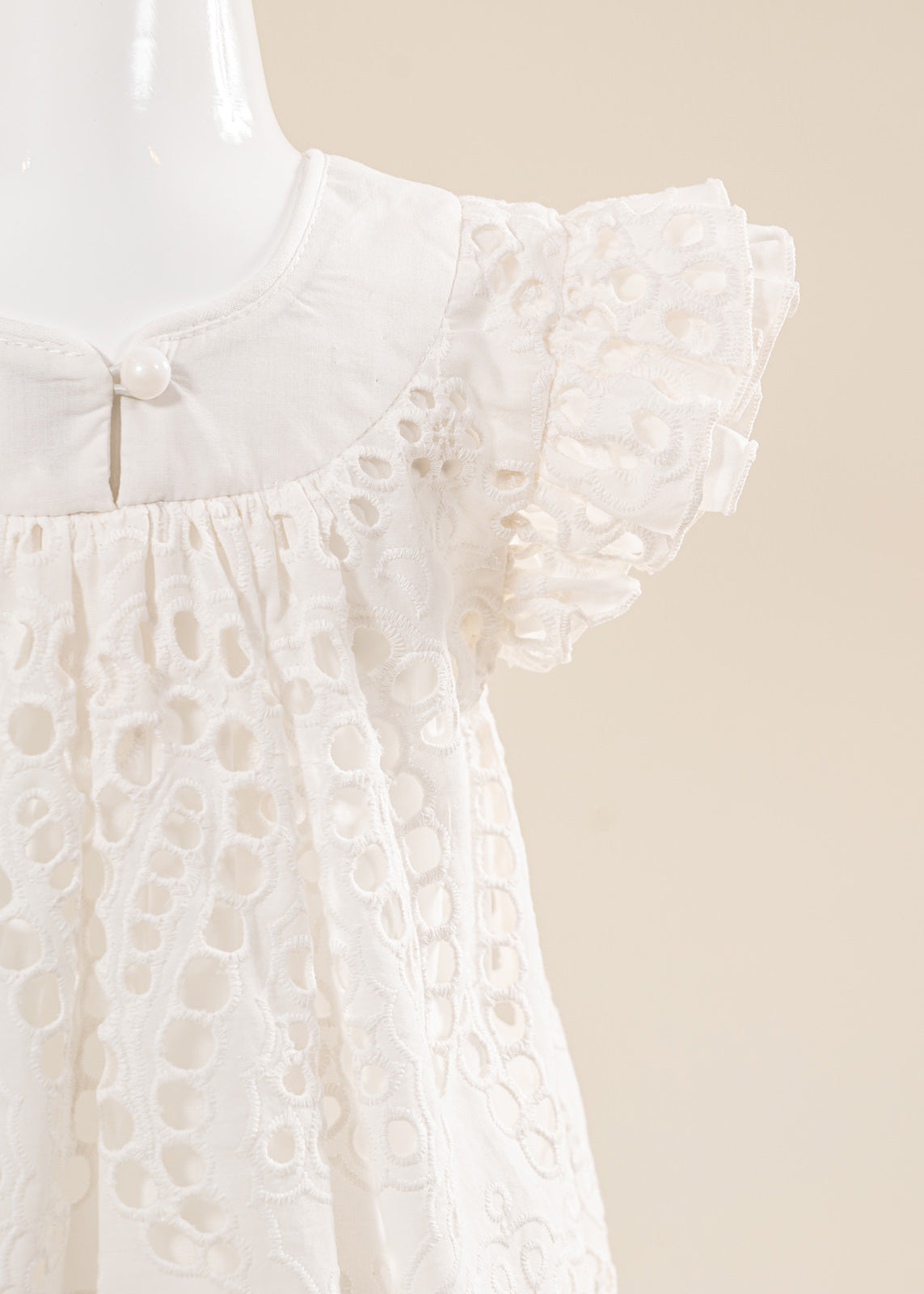 Rochita Margareta Crem Broderie Sparta AnneBebe