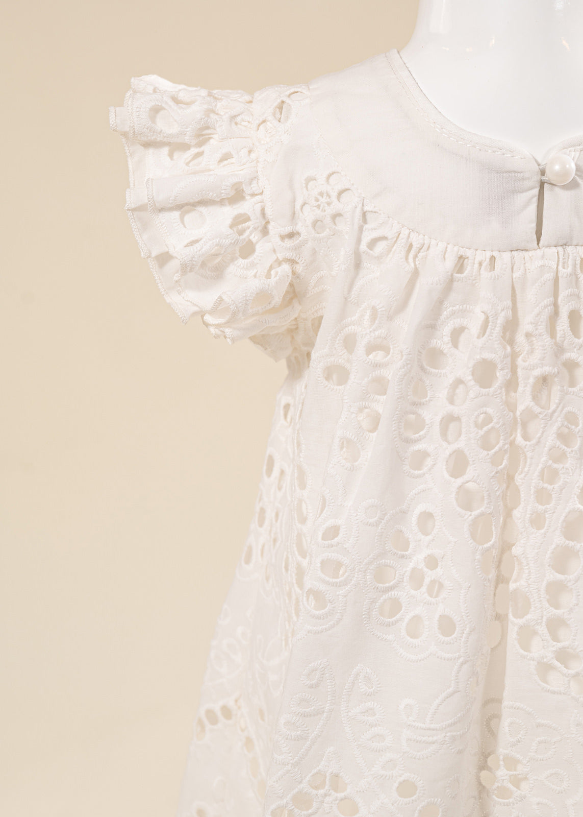 Rochita Margareta Crem Broderie Sparta AnneBebe