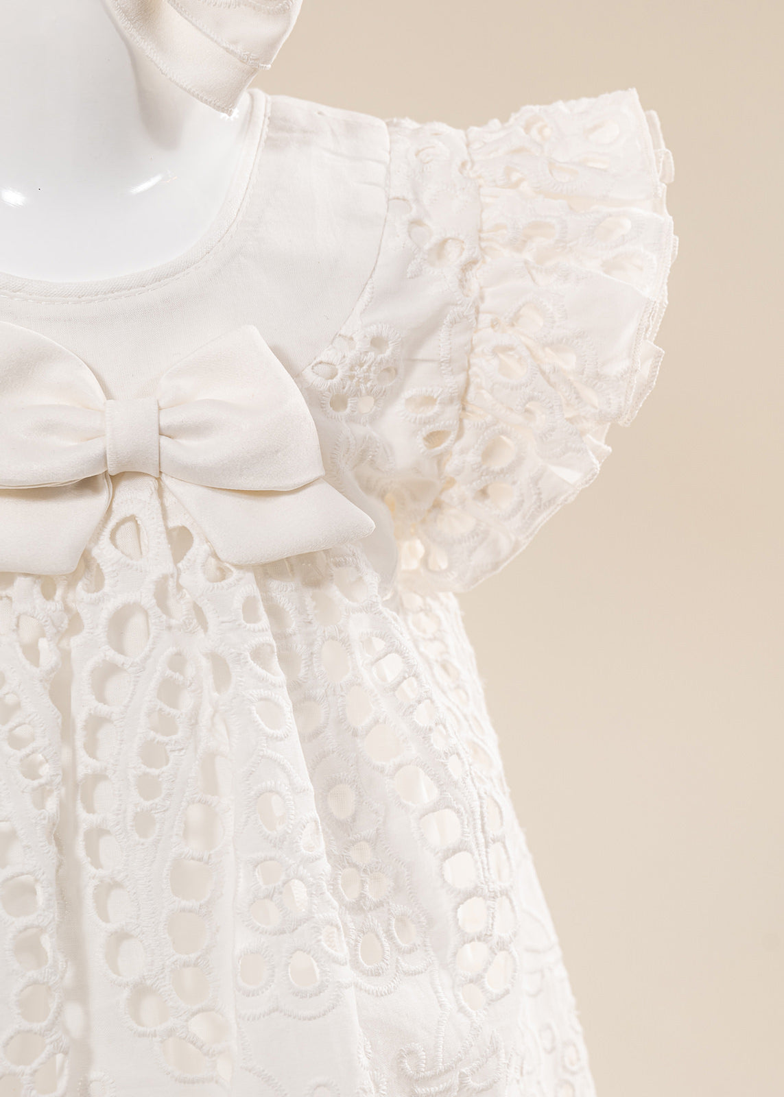 Rochita Margareta Crem Broderie Sparta AnneBebe