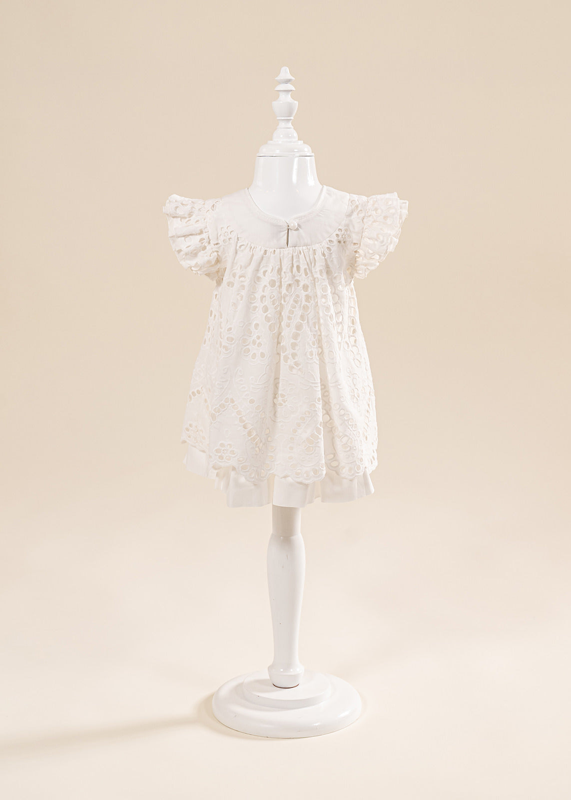 Rochita Margareta Crem Broderie Sparta AnneBebe