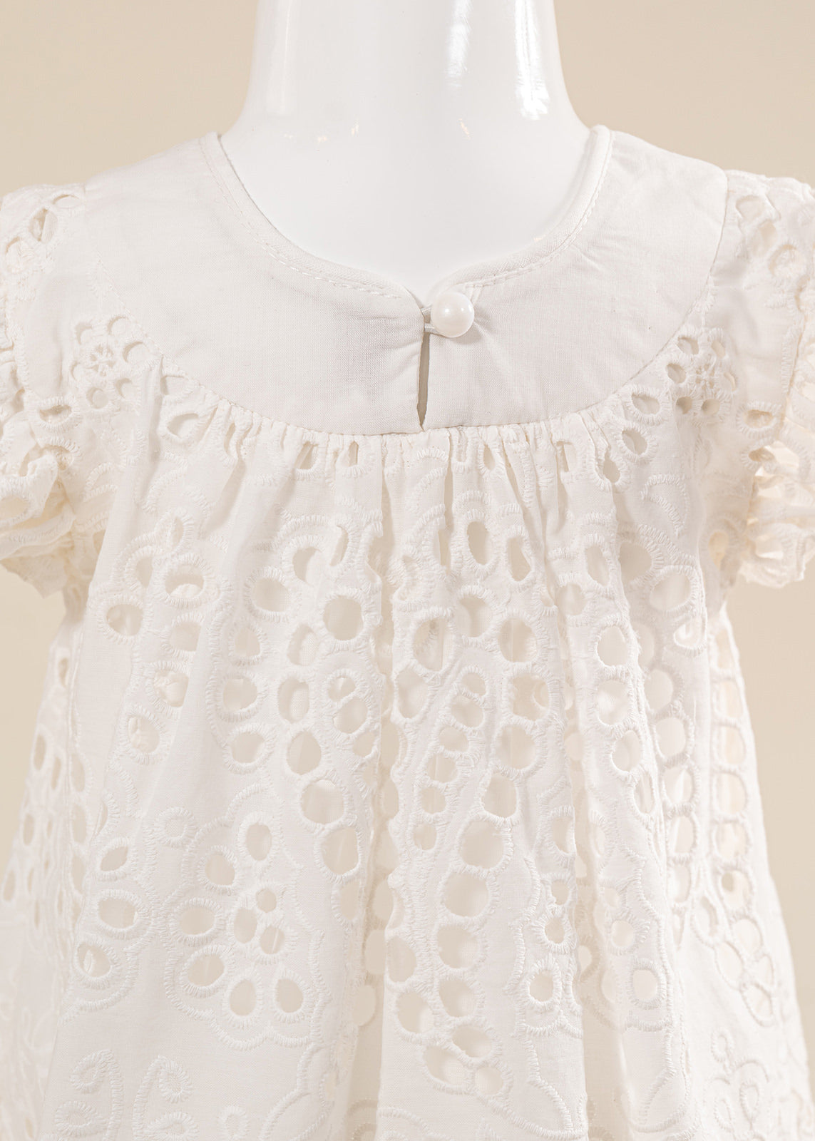 Rochita Margareta Crem Broderie Sparta AnneBebe
