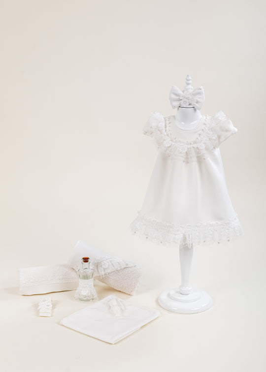 Set Botez Mirela 2 Piese Rochita si Trusou Personalizat AnneBebe