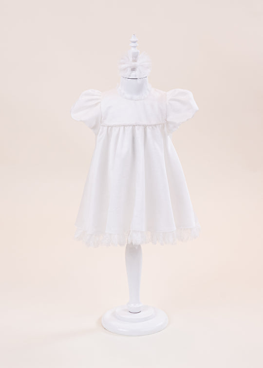 Chantelle Ivory Voile Dress AnneBebe