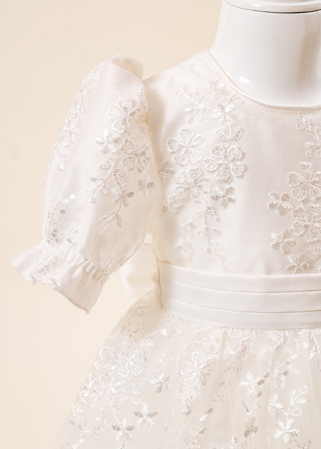 Set Botez Florina 2 Piese Rochie si Trusou Personalizat AnneBebe