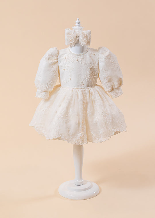 Anemona Lace Dress Cappuccino AnneBebe