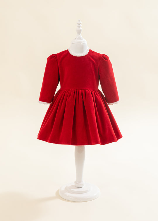 Rochita Catifea Rosie Perlute La Gat Si Maneci AnneBebe