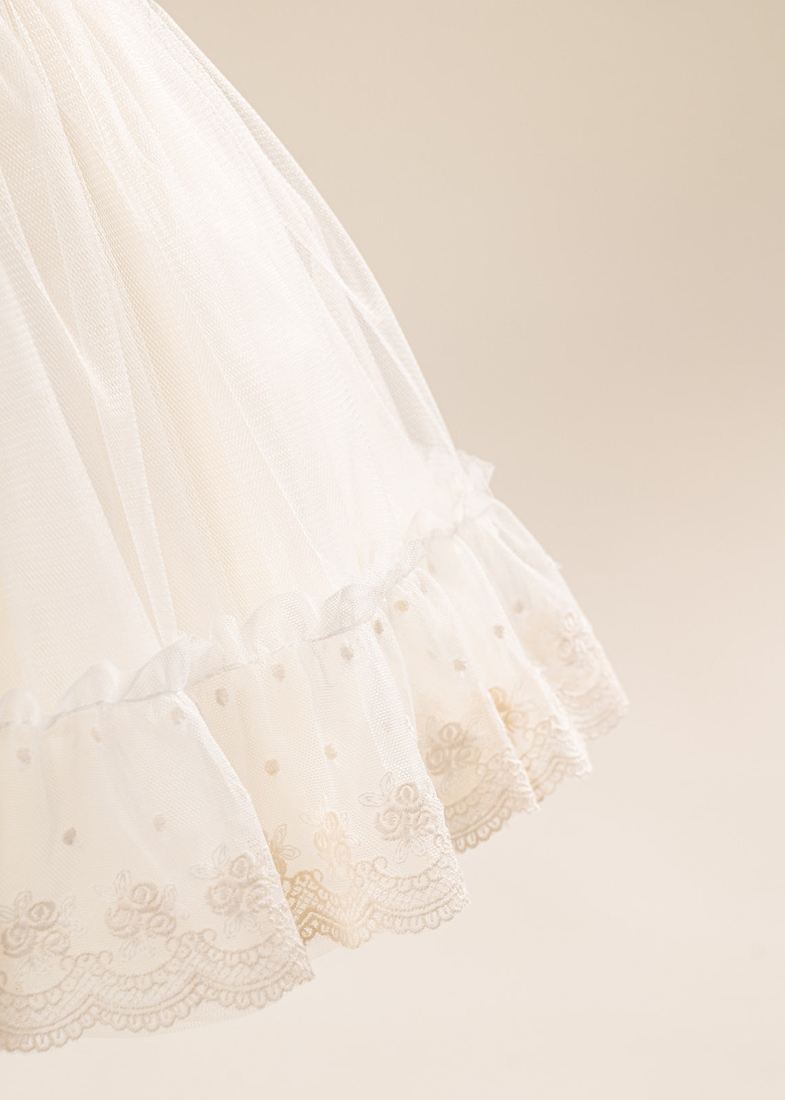 Mira 3 Piece Baptism Set Dress, Trouser and Candle Personalized Baptism AnneBebe