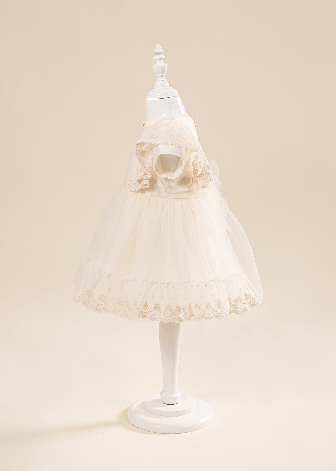 Mira 3 Piece Baptism Set Dress, Trouser and Candle Personalized Baptism AnneBebe