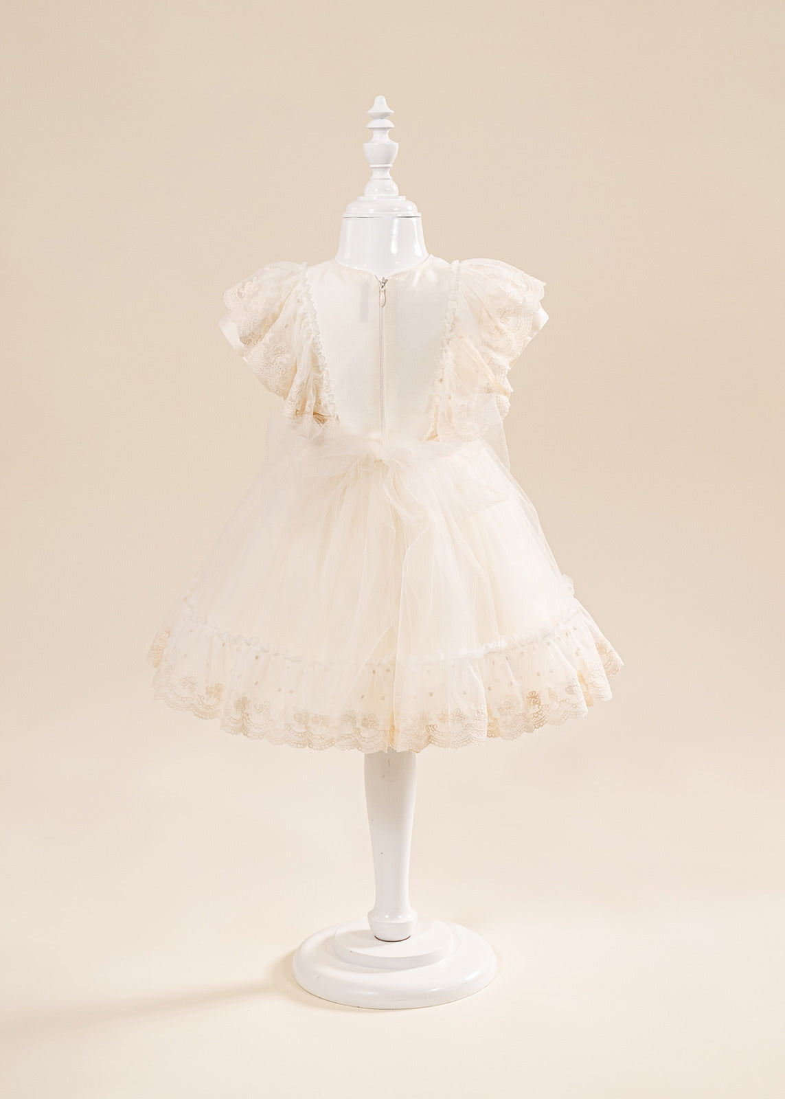 Mira 3 Piece Baptism Set Dress, Trouser and Candle Personalized Baptism AnneBebe