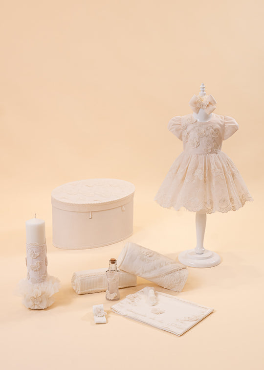 Aida 4 Piece Set, Dress, Suitcase, Candle and Chest AnneBebe