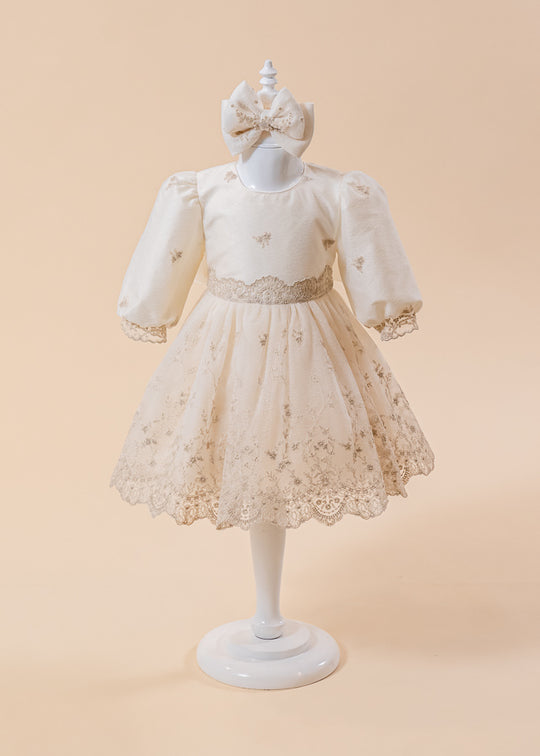 Izabela Lace Dress Cappuccino AnneBebe