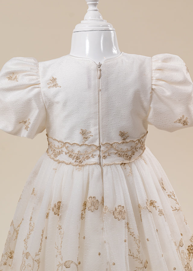 Set Botez  3 Piese  Rochie Trusou si Lumanare Personalizat Botez AnneBebe