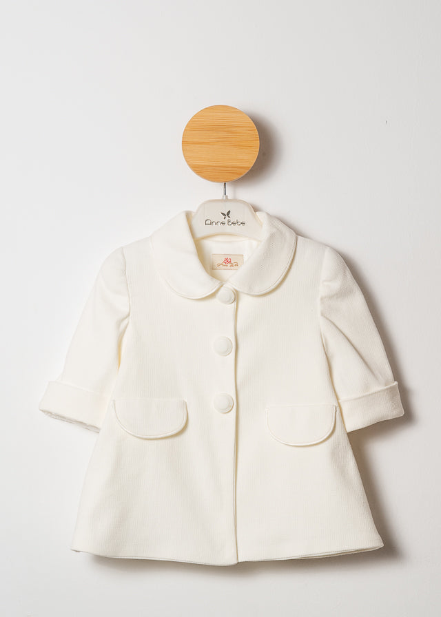 Palton Tricot Crem