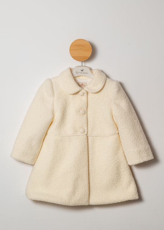 Palton Bucle Capucino Model Clos