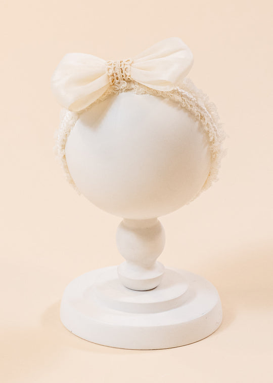 Bentita Eva Banda Dantela Cappuccino Rozete AnneBebe