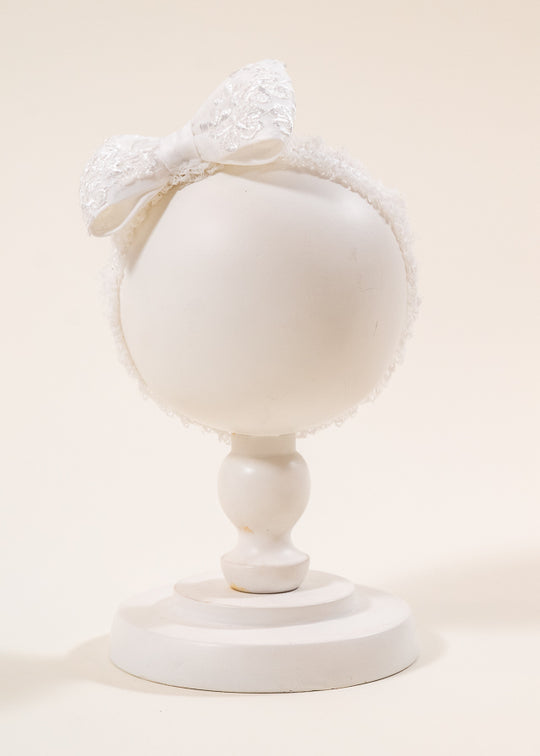 Florina Headband Lace Bow Flowers AnneBebe