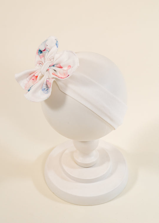 Bentita Crem Imprimeu Fluturi Roz Si Bleu AnneBebe