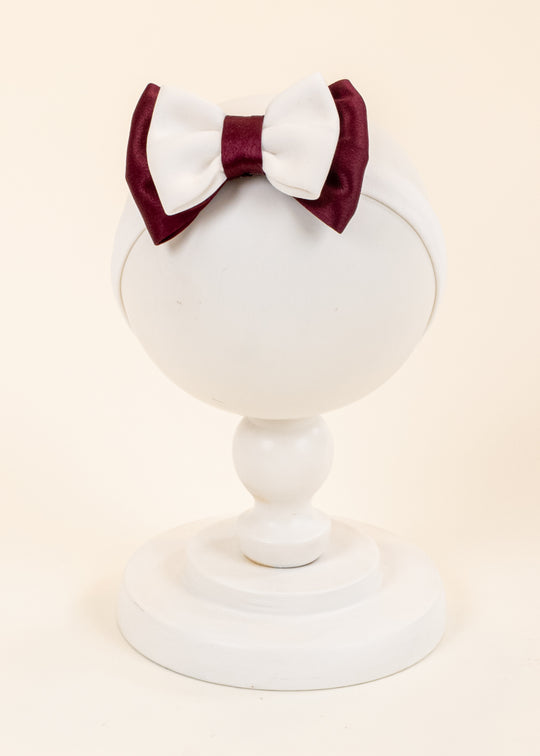 Bentita Teira Funda Satin Crem si Grena AnneBebe