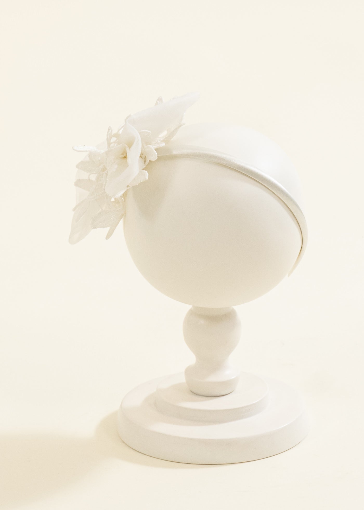 Cordeluta Funda Tull Crem Cu Dantela Cu Frunze Mari AnneBebe