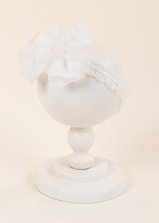 AnneBebe Linda 3D Flower and Pearl Headband