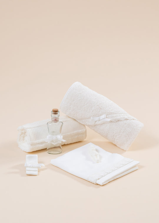 Trusou Universal Fete Crem Dantela Si Funda Banda Ripsata Crem AnneBebe