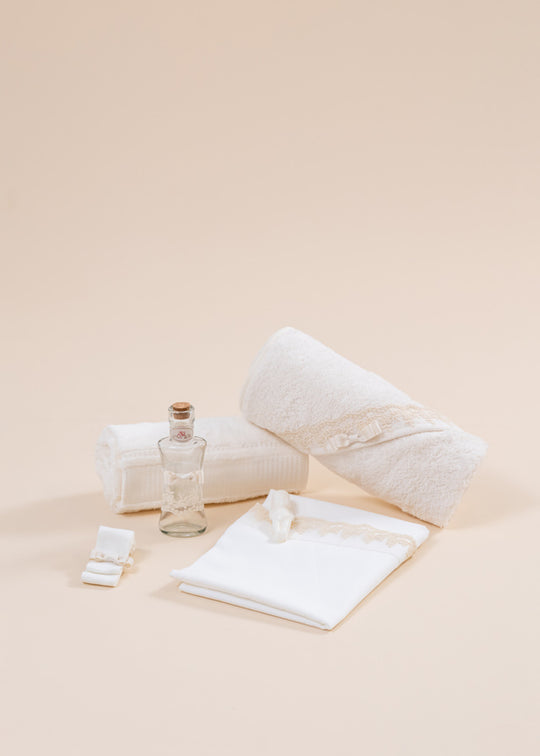 Trusou Fete Tina Crem Dantela Capucino Funde Banda Ripsata AnneBebe