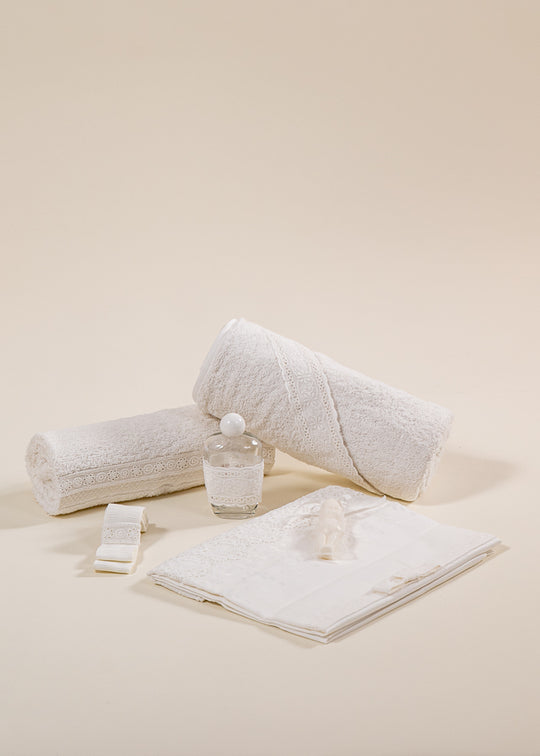 Trusou Maria Crem Dantela Bumbac Brodat AnneBebe