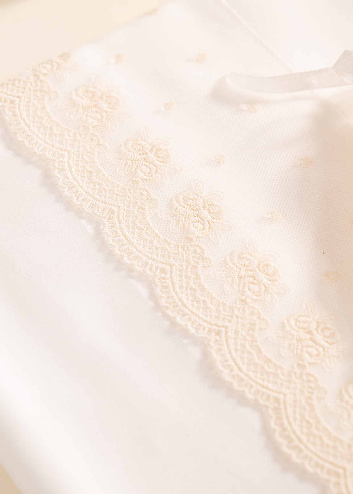 Mira 3 Piece Baptism Set Dress, Trouser and Candle Personalized Baptism AnneBebe