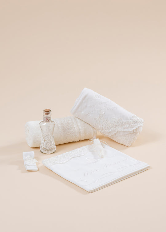 Trusou Botez Crem Dantela Lux Mica Printesa AnneBebe