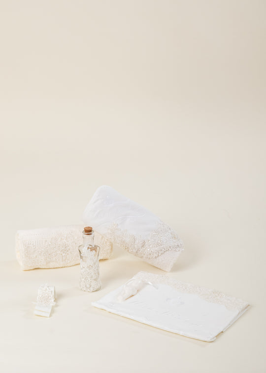 Kelly Luxury Lace Christening Set with Pearl Embroidery ... Little Princess'