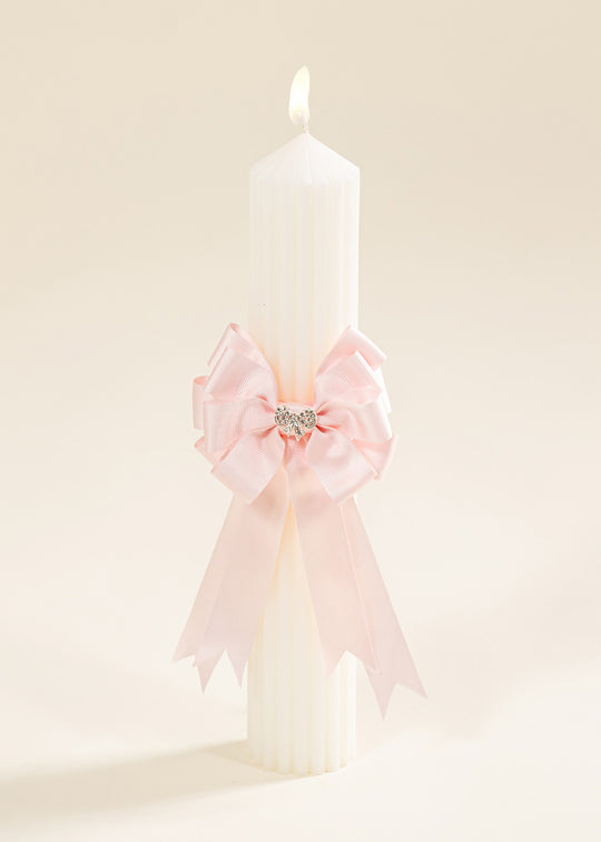 Lumanare Botez Universala Funda Dubla Roz AnneBebe