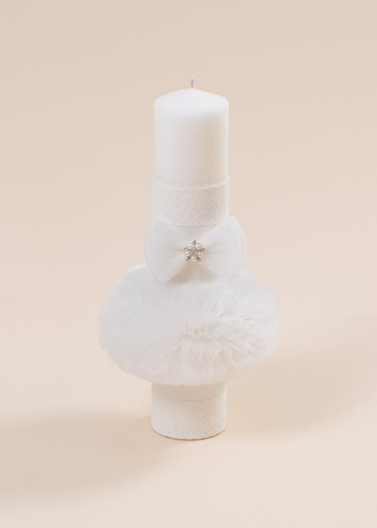 Свічка для хрещення Miruna Lace Cream AnneBebe