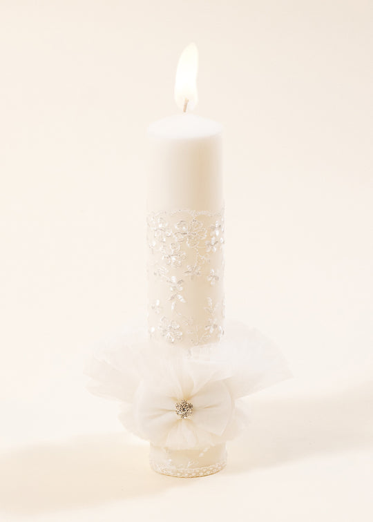 Candle Florina Lace Flowers AnneBebe