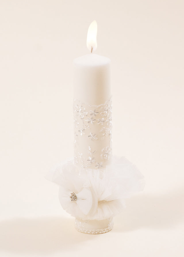 Set Botez Florina 3 Piese Lumanare Trusou si Cufar Personalizate AnneBebe