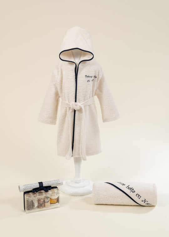 Set Pentru Prima Baita Crem-Bleumarin AnneBebe