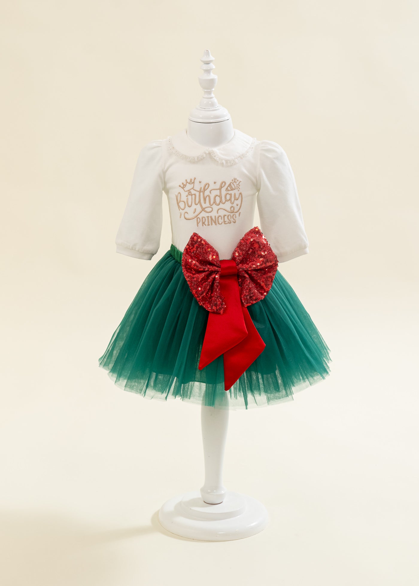 Fusta Tull Verde Funda Paiete AnneBebe