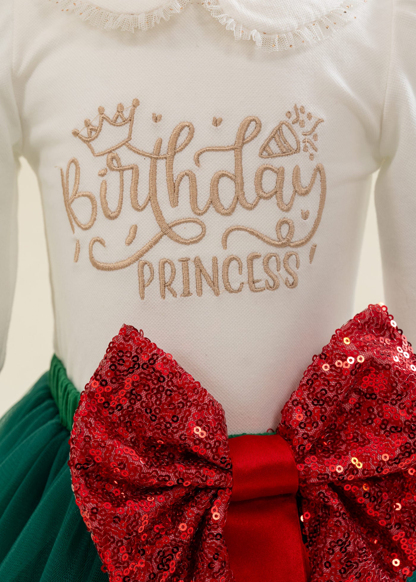 Fusta Tull Verde Funda Paiete AnneBebe