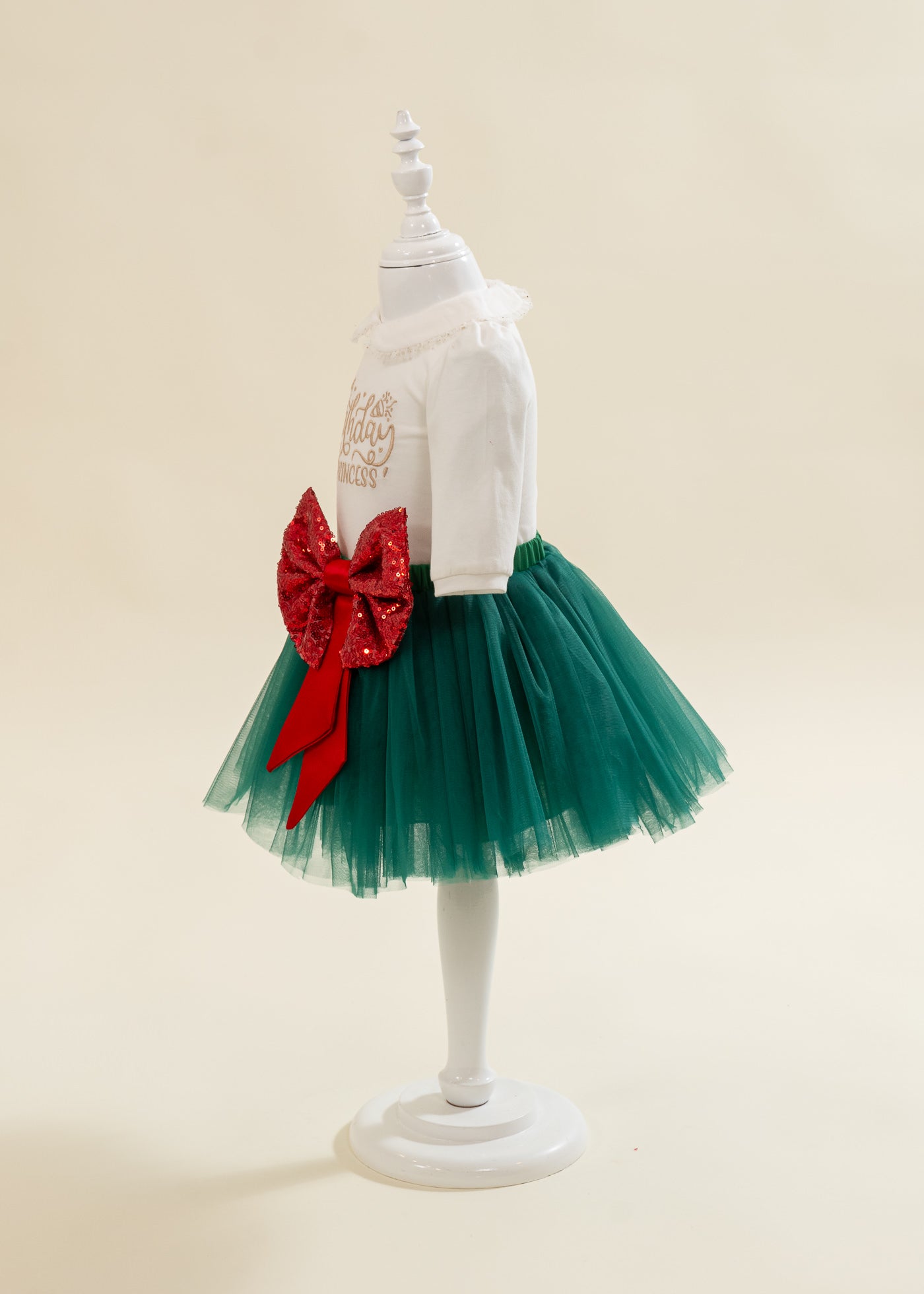 Fusta Tull Verde Funda Paiete AnneBebe