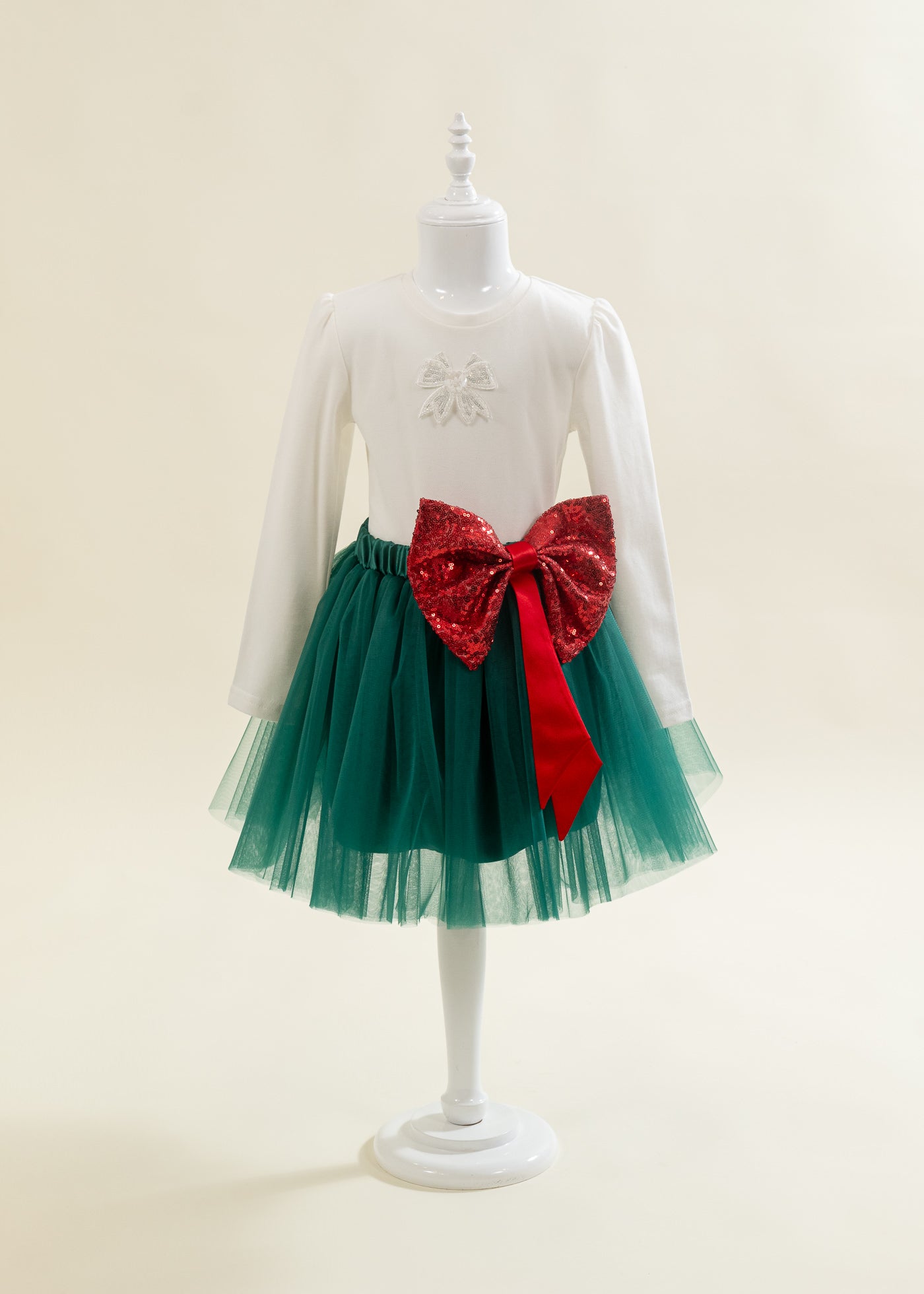 Fusta Tull Verde Funda Paiete AnneBebe