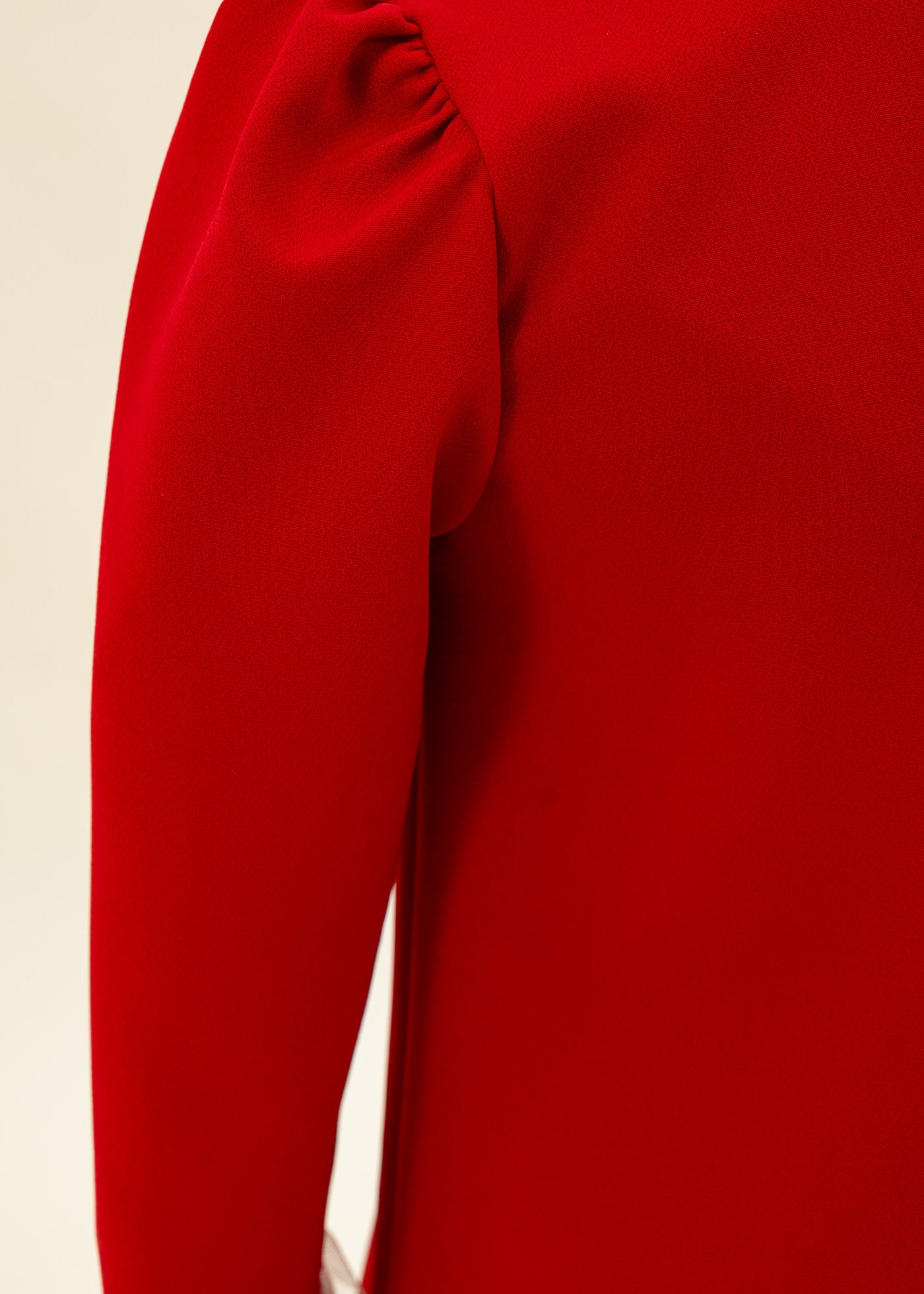 Rochita Rosie Cu Volanase Plisate Tull Crem AnneBebe