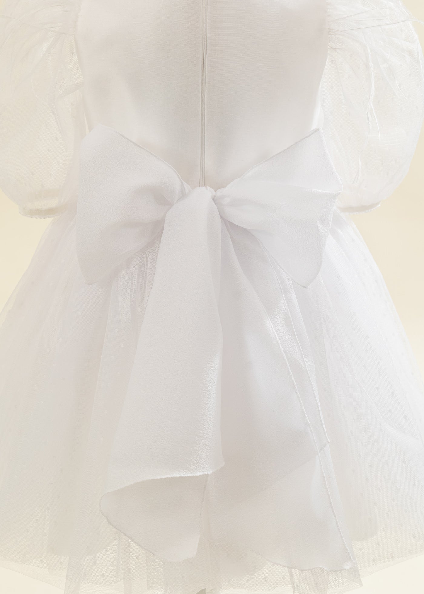 Rochita Fulg De Nea Alba Cu Picouri Si Fulgi La Umar AnneBebe