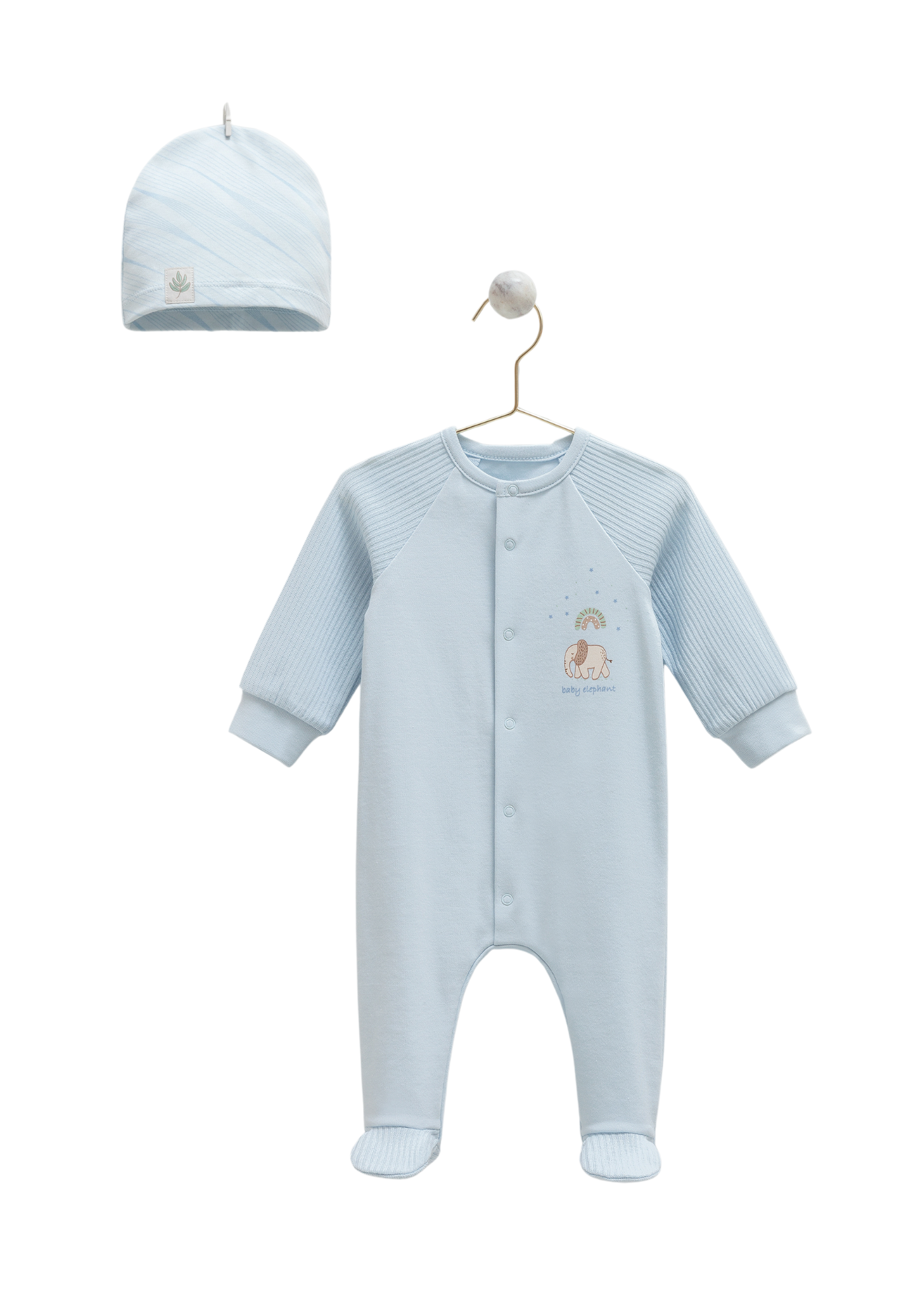 Set 4 Piese Noua Nascut Bleu ZE1837 Mell Sweet Baby