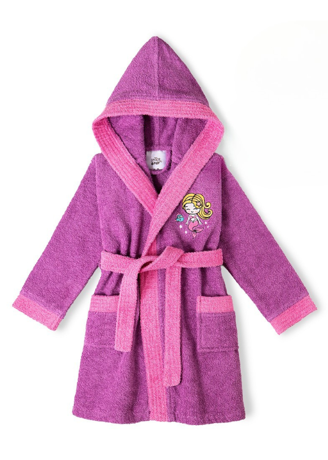 Halat de Baie Violet 2-4 Ani 00515-T2-4-32 Interbaby
