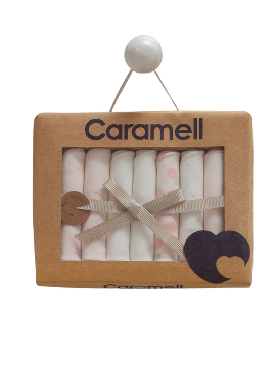 Набір з 7 бавовняних хусток, Salmon 9641 Mell Sweet Baby